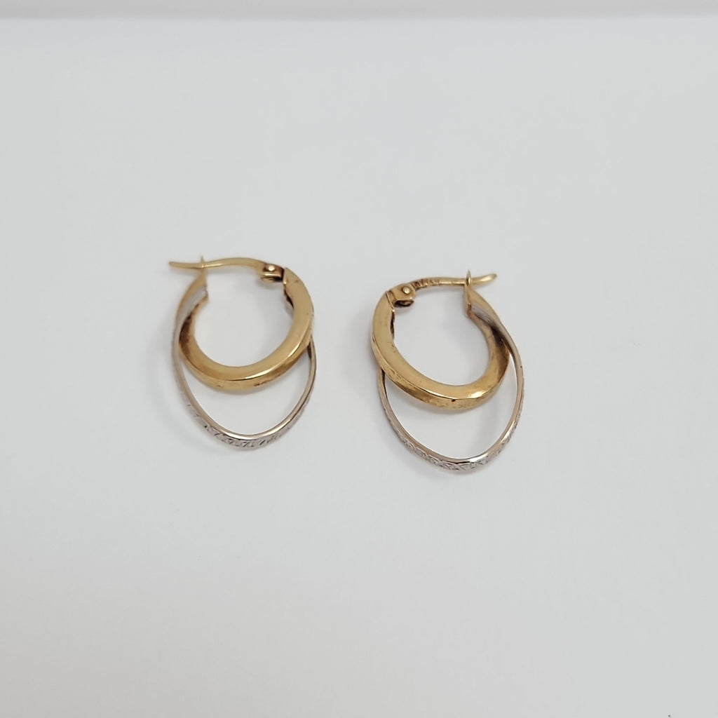 ARRACADAS PAR ORO 14 K 2.7 GRMS (SEMINUEVO)