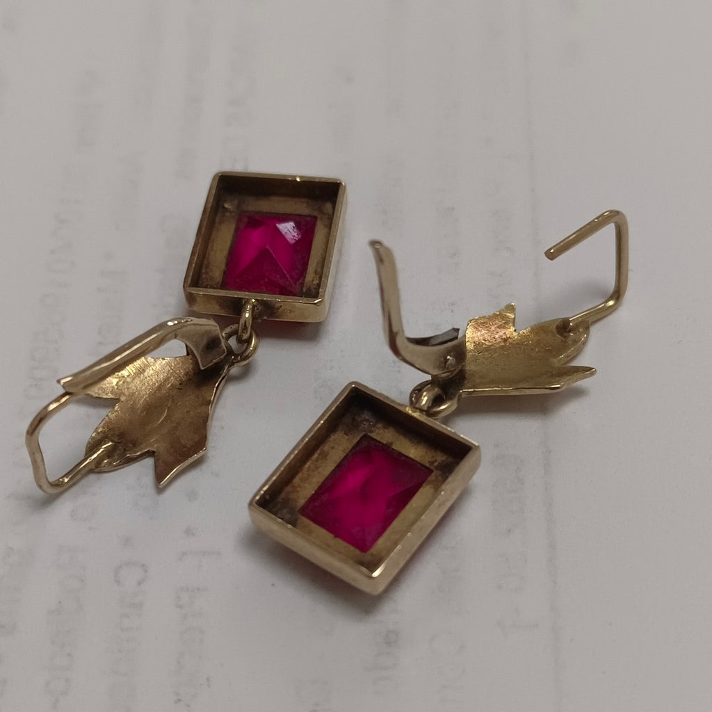 ARETES PAR ORO 14 K 2,10 GRMS (SEMINUEVO)