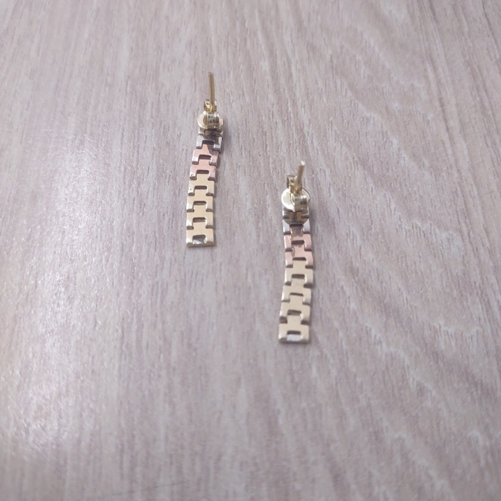 ARETES PAR ORO 14 K 1.4 GRMS (SEMINUEVO)