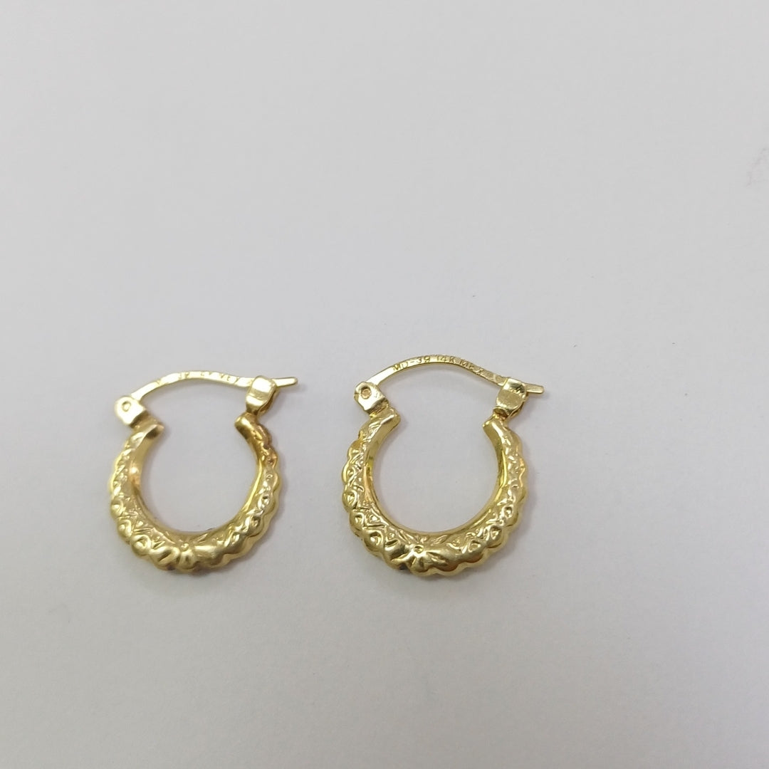 ARETES PAR ORO 14 K 1.1 GRMS (SEMINUEVO)