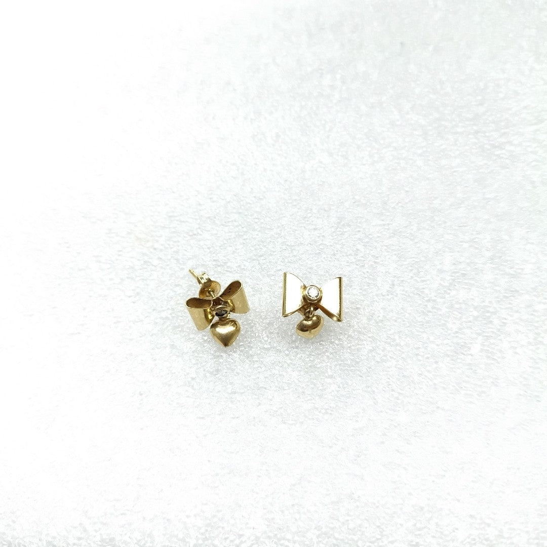 BROQUELES PAR ORO 14 K 1.9 GRMS (SEMINUEVO)