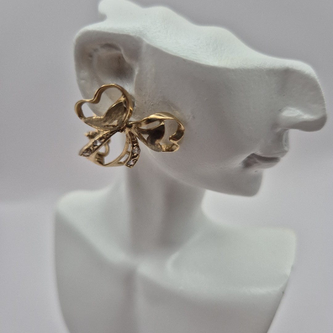 ARETES PAR ORO 10 K 4.3 GRMS (SEMINUEVO)