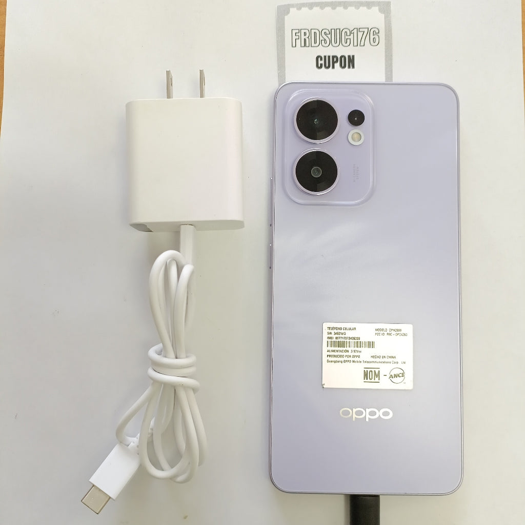 CELULAR OPPO  RENO 13F 5G CPH2699 (2025) 256 GB 12 GB RAM (SEMINUEVO)