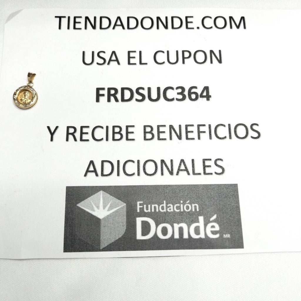 MEDALLA RELIGIOSA ORO 10 K 0.9 GRMS (SEMINUEVO)