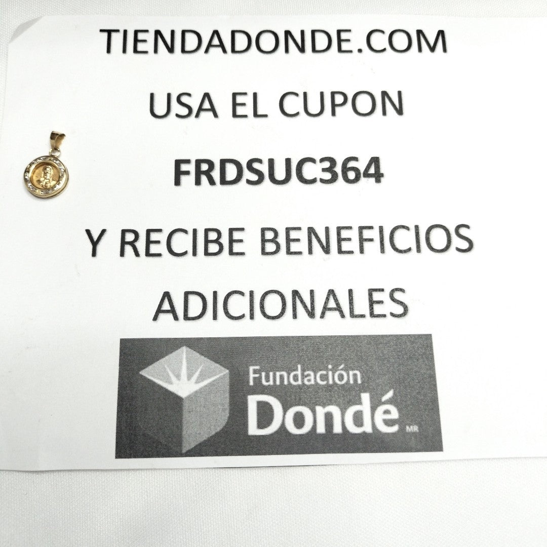 MEDALLA RELIGIOSA ORO 10 K 0.9 GRMS (SEMINUEVO)