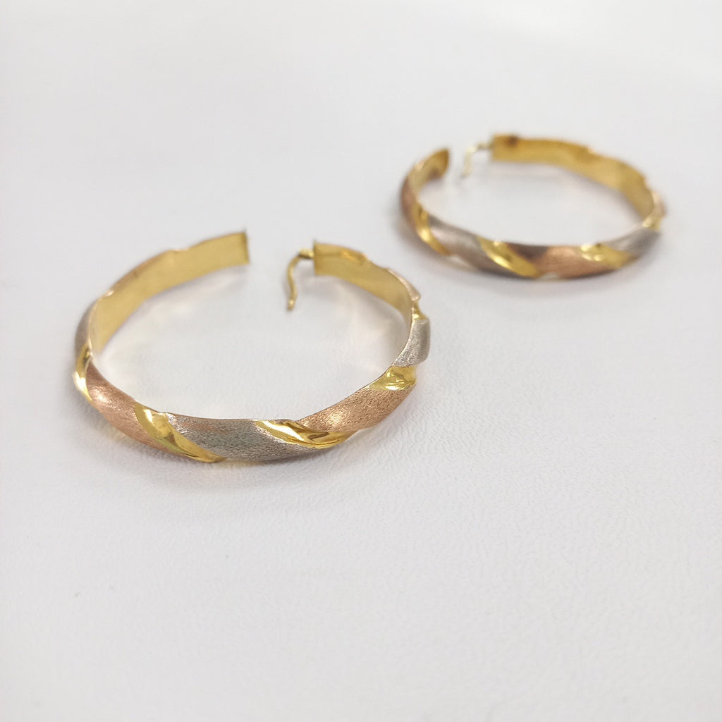 ARRACADAS PAR ORO 10 K 5.7 GRMS (SEMINUEVO)