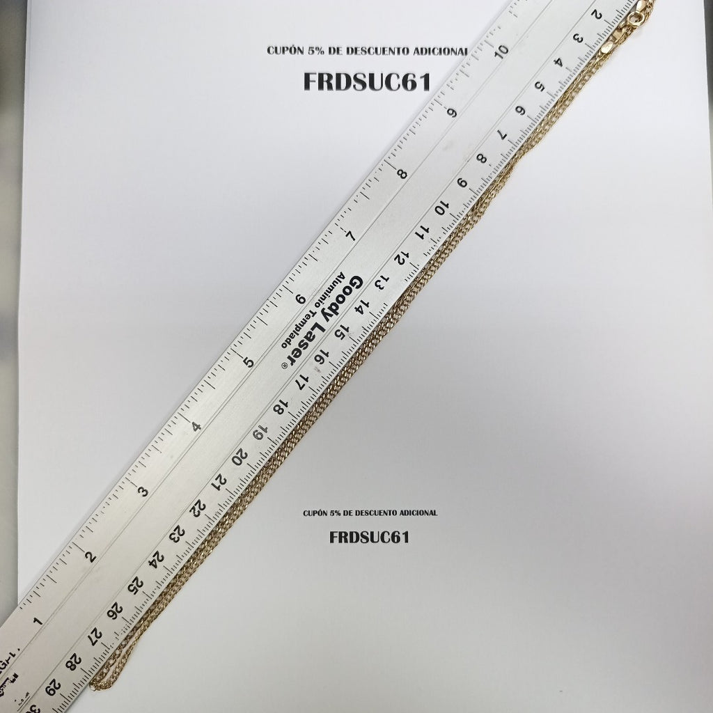 CADENA ORO 14 K 4.9 GRMS (SEMINUEVO)