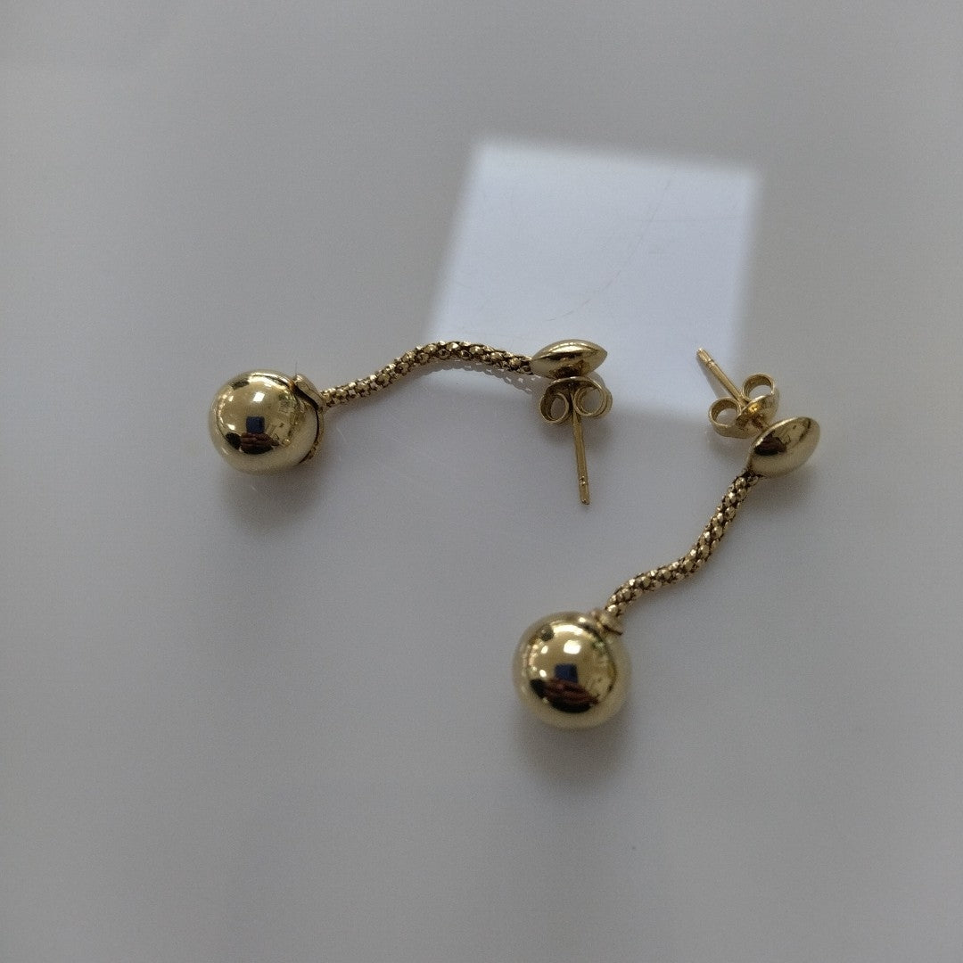 ARETES PAR ORO 14 K 5,10 GRMS (SEMINUEVO)