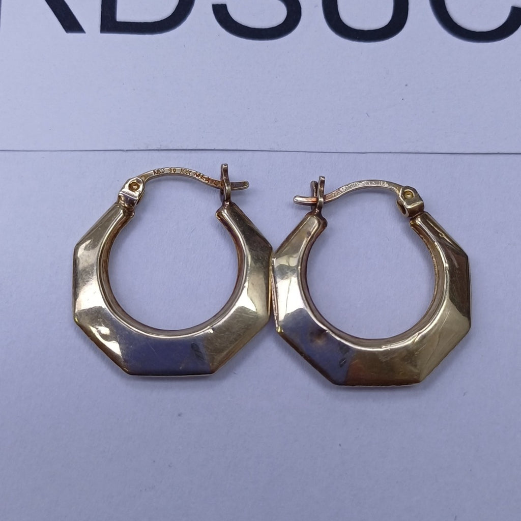 ARRACADAS PAR ORO 10 K 1.7 GRMS (SEMINUEVO)