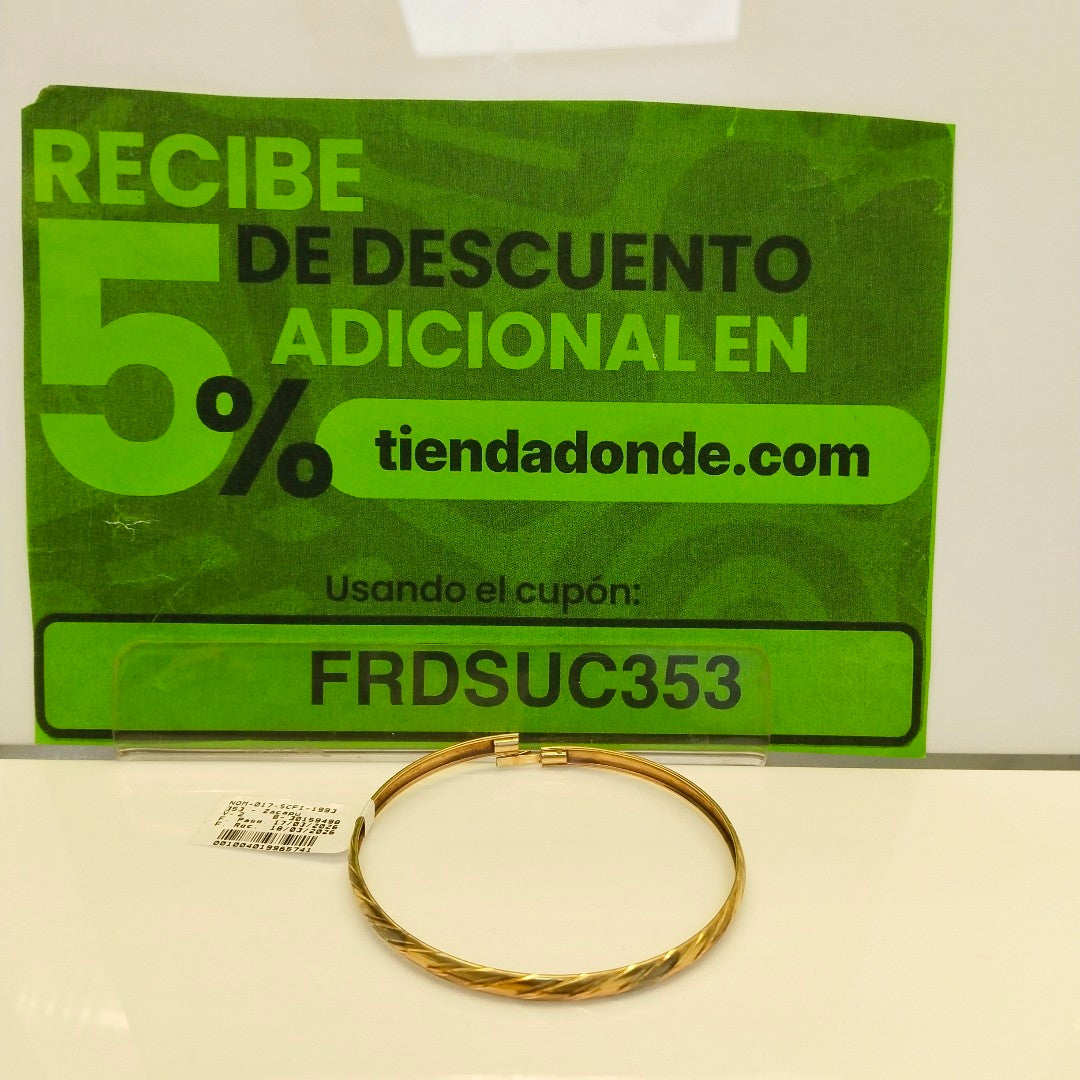 PULSERA RIGIDA ORO 10 K 4.2 GRMS (SEMINUEVO)