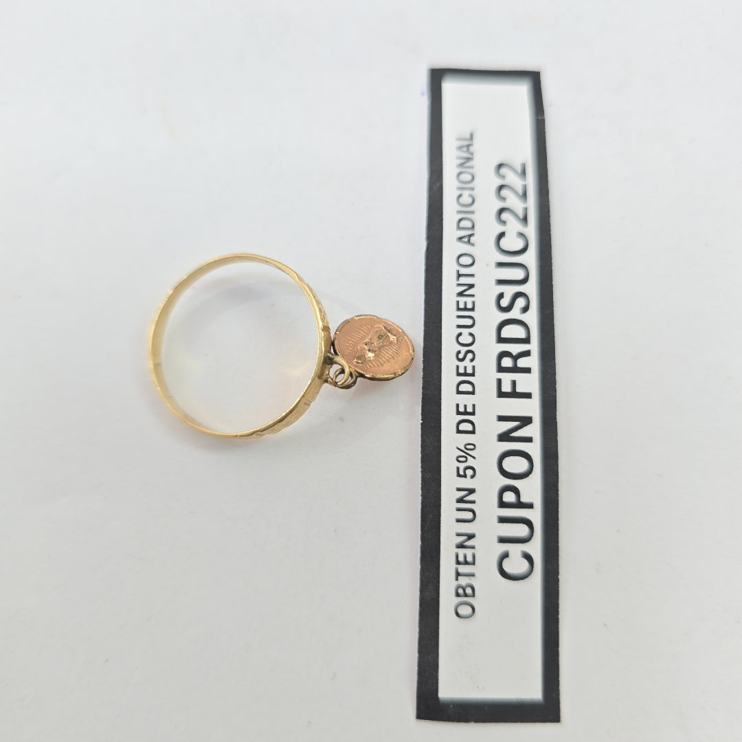 ANILLO ORO 10 K 1.7 GRMS (SEMINUEVO)