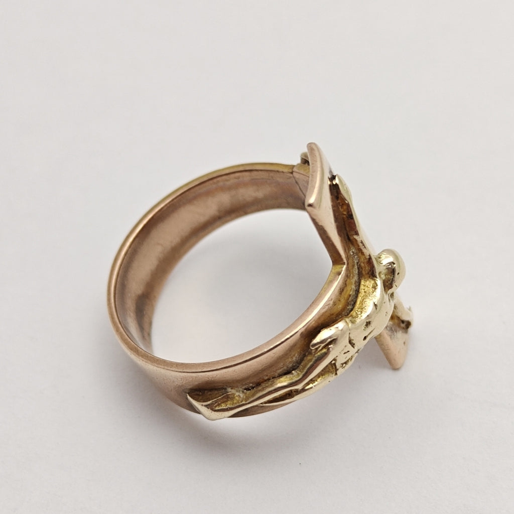 ANILLO ORO 10 K 6,80 GRMS (SEMINUEVO)