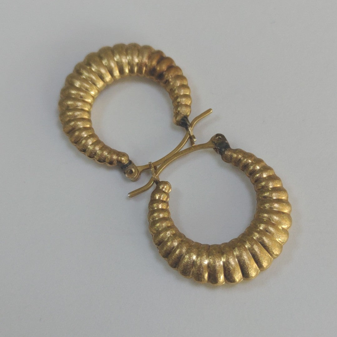 ARRACADAS PAR ORO 14 K 2,80 GRMS (SEMINUEVO)