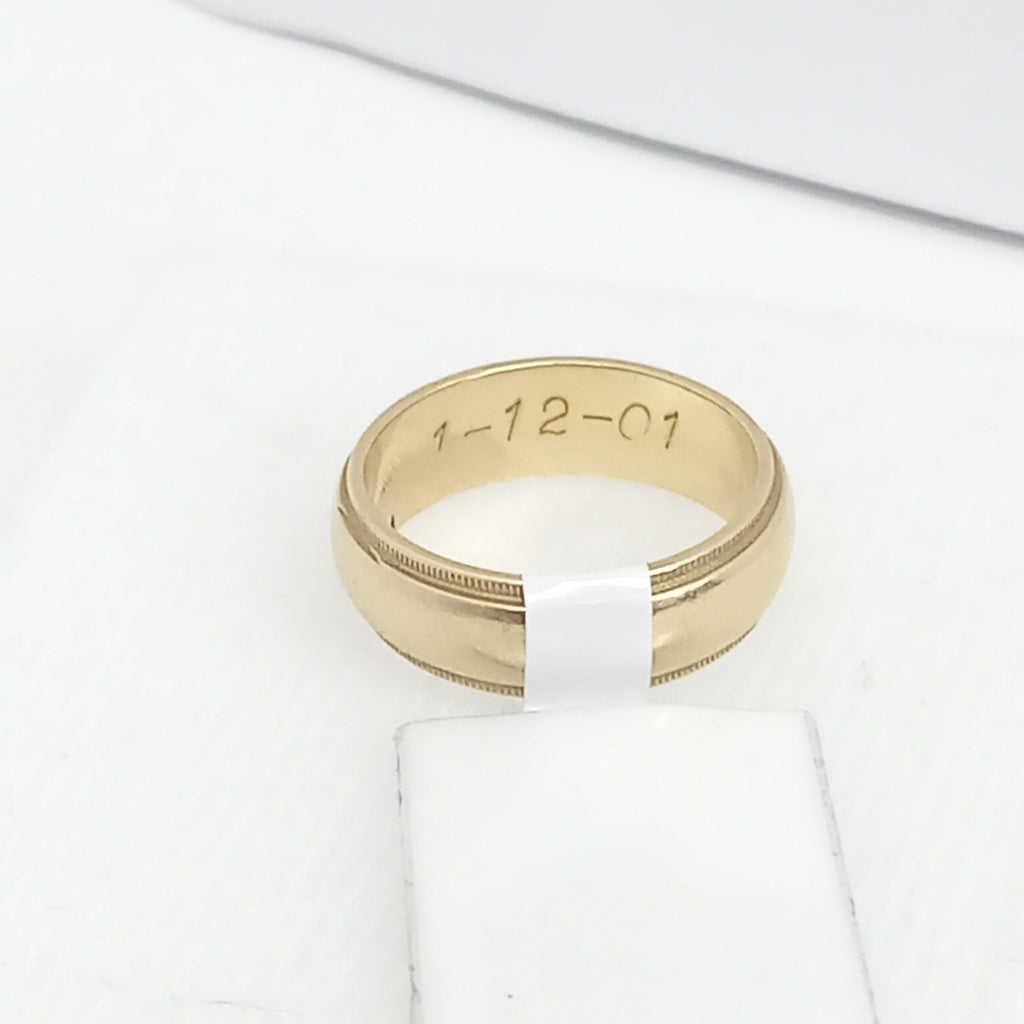 ARGOLLA ORO 14 K 5.4 GRMS (SEMINUEVO)
