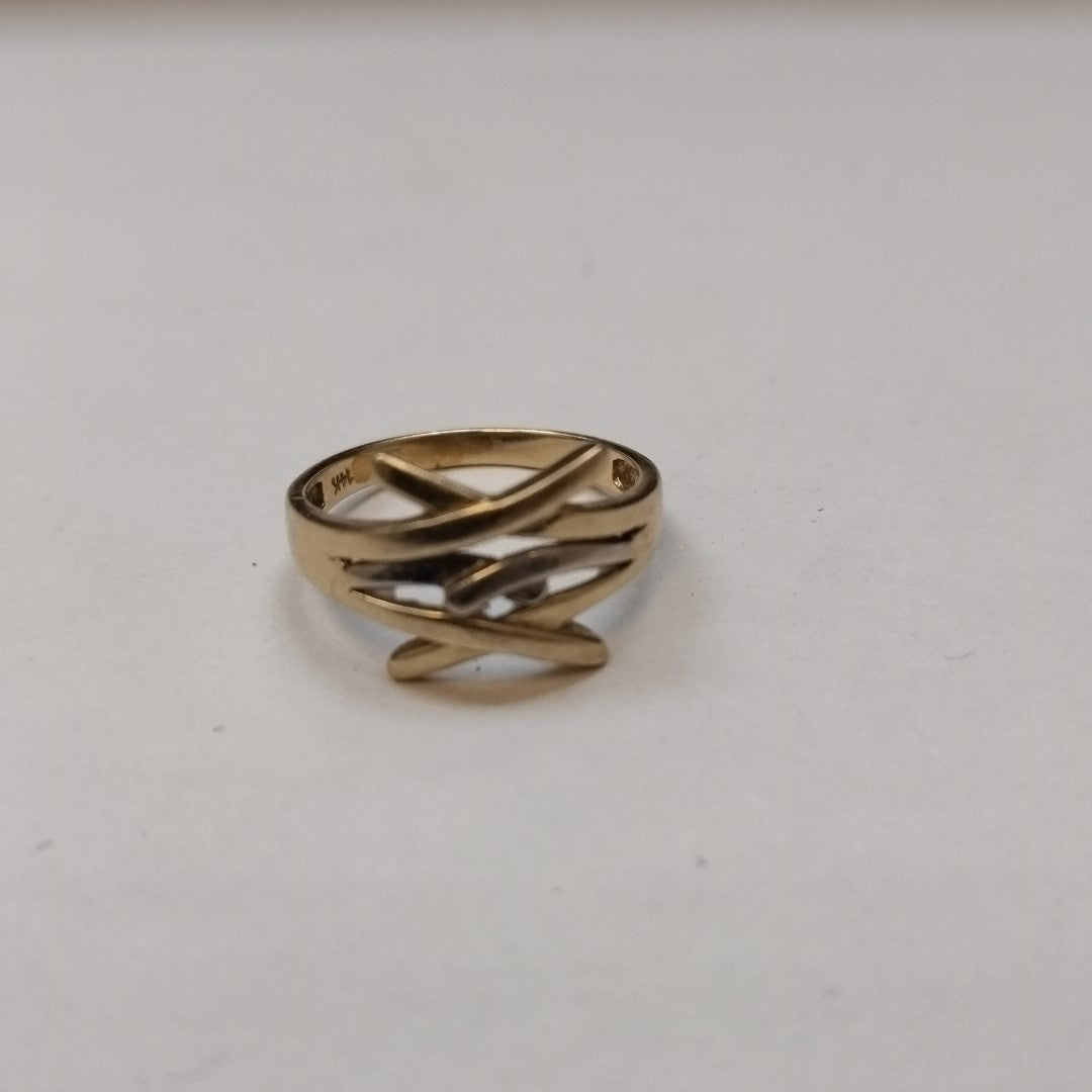 ANILLITO ORO, RODIADO 14 K 2.6 GRMS (SEMINUEVO)