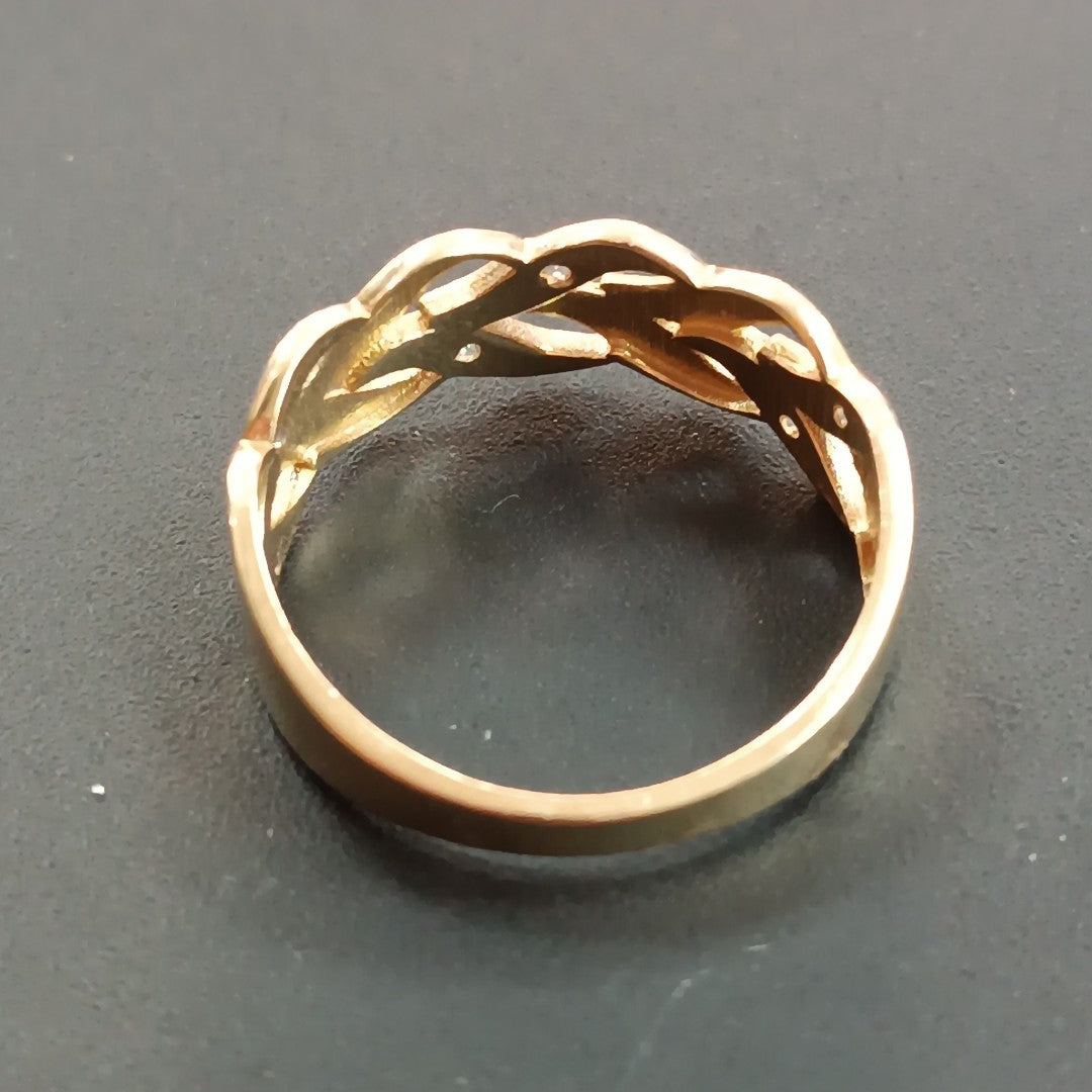 ANILLITO ORO, ORO COMBINADO 14 K 2.4 GRMS (SEMINUEVO)