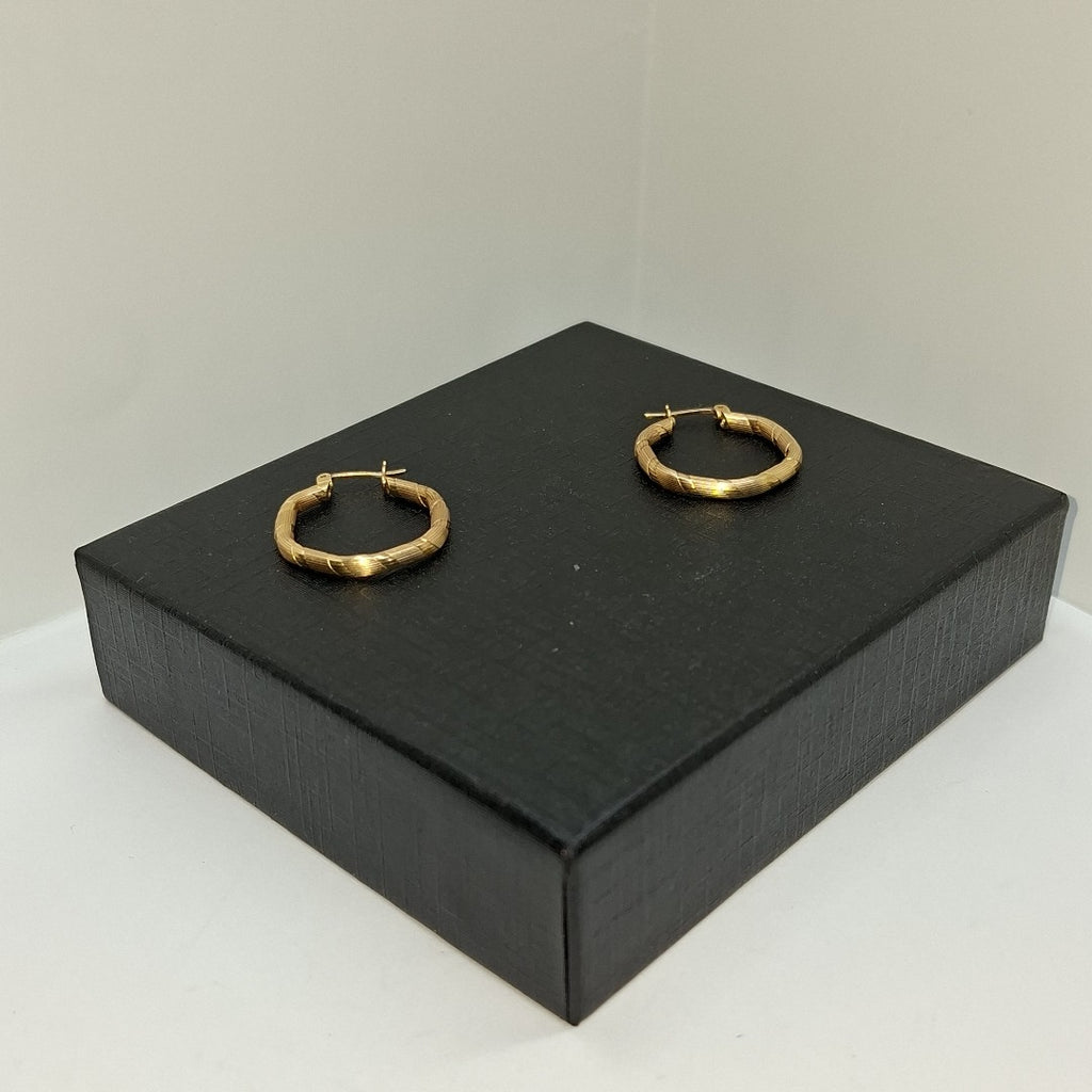 ARRACADAS PAR ORO 14 K 3,40 GRMS (SEMINUEVO)