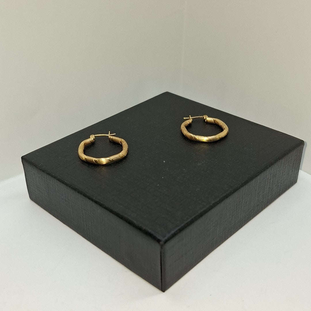 ARRACADAS PAR ORO 14 K 3,40 GRMS (SEMINUEVO)