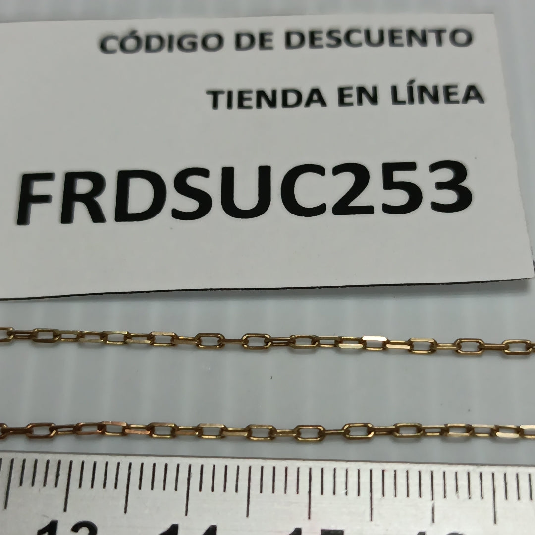 CADENA ORO 14 K 3,00 GRMS (SEMINUEVO)