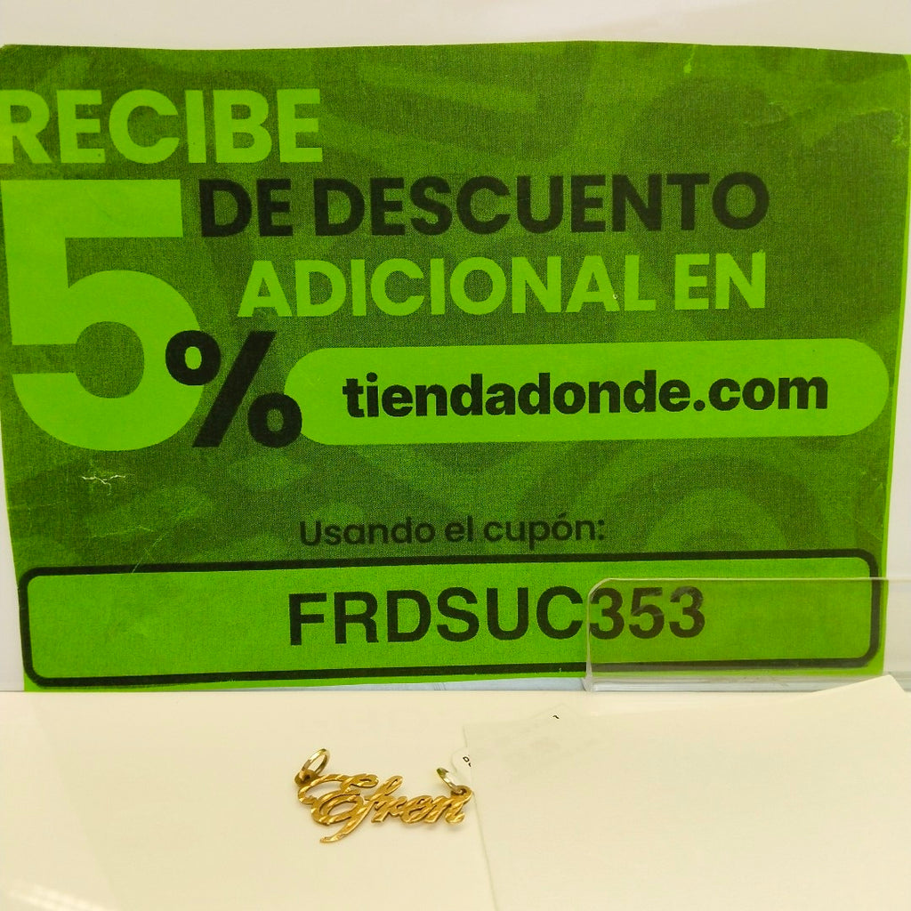 DIJE ORO 10 K 4.3 GRMS (SEMINUEVO)