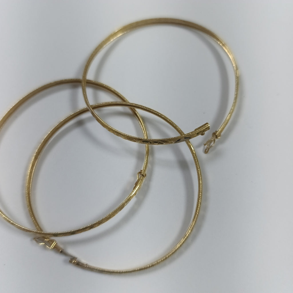 PULSERA RIGIDA ORO 14 K 13.5 GRMS (SEMINUEVO)