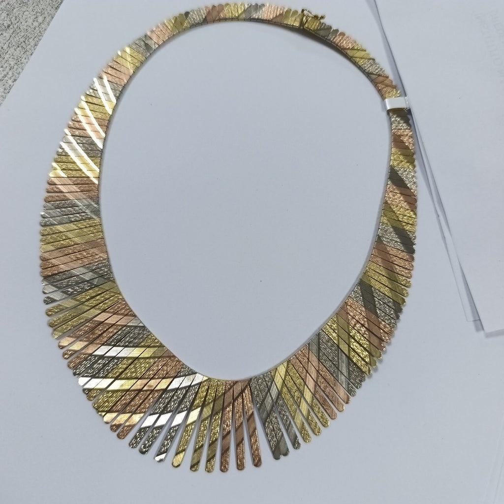 GARGANTILLA ORO COMBINADO 14 K 54.1 GRMS (SEMINUEVO)