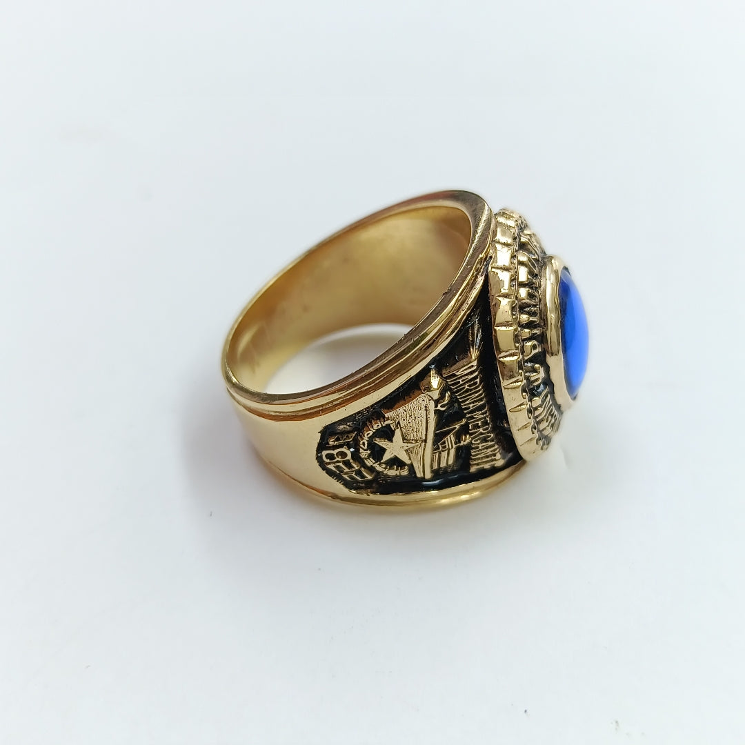 ANILLO DE GRADUACIÓN ORO 14 K 19 GRMS (SEMINUEVO)