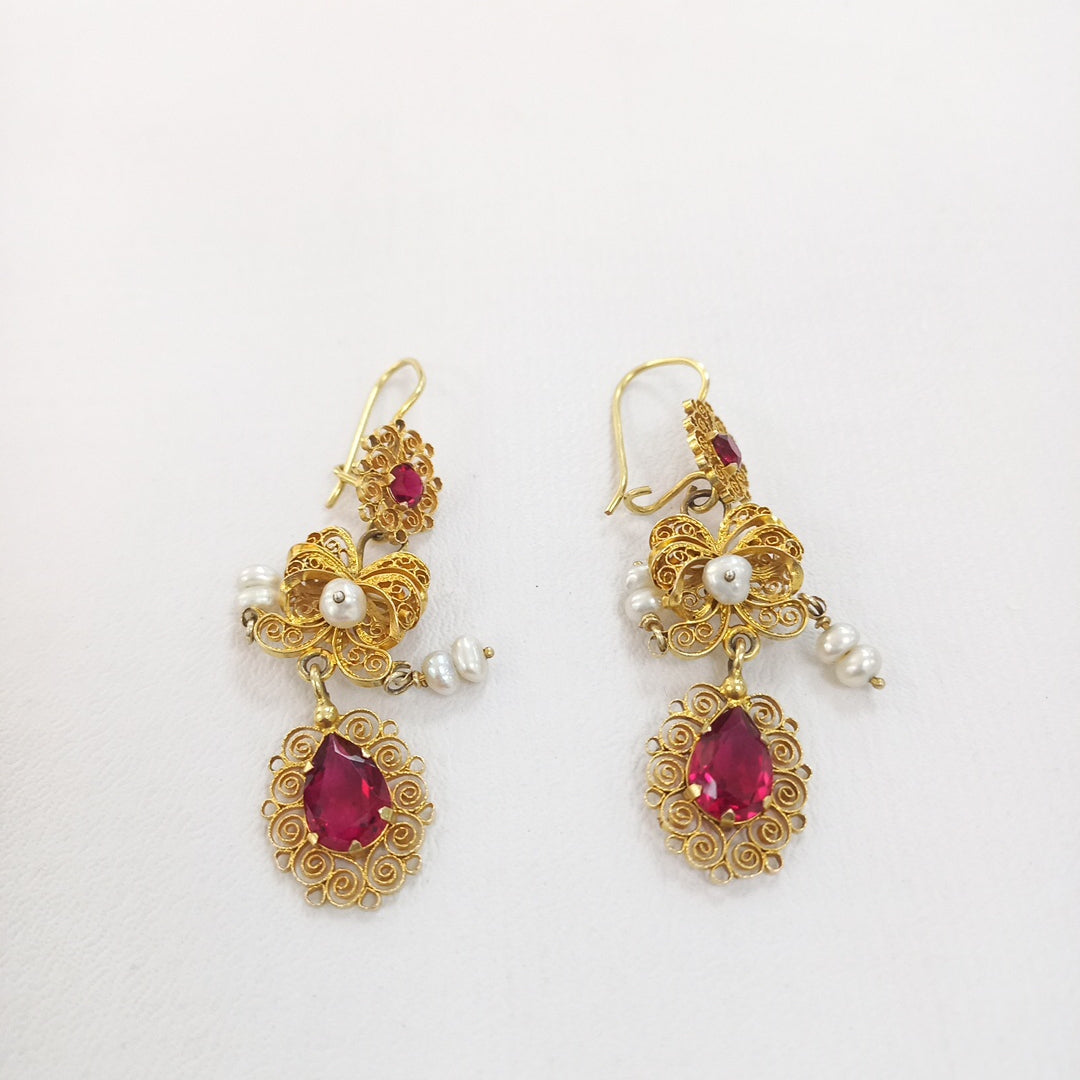 ARETES PAR ORO 10 K 7.6 GRMS (SEMINUEVO)
