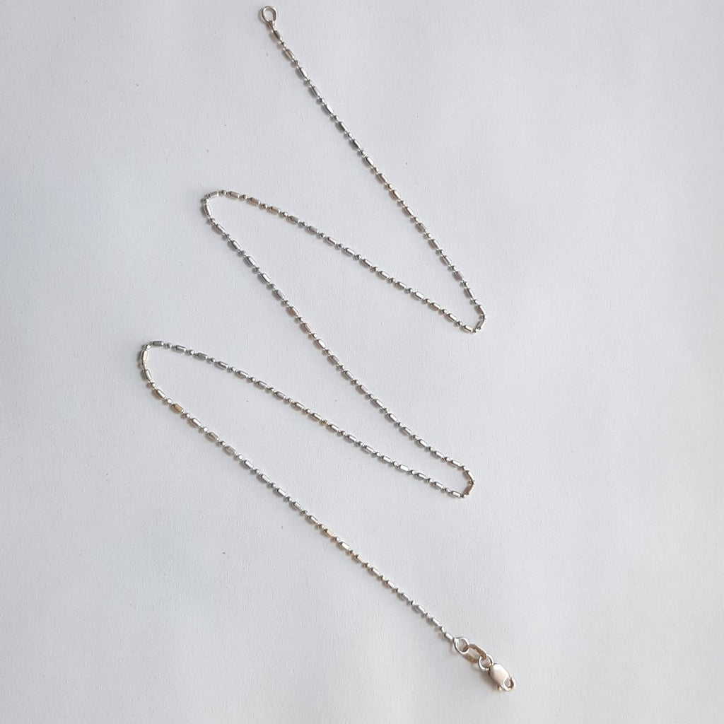 CADENA ORO COMBINADO 14 K 2.4 GRMS (SEMINUEVO)
