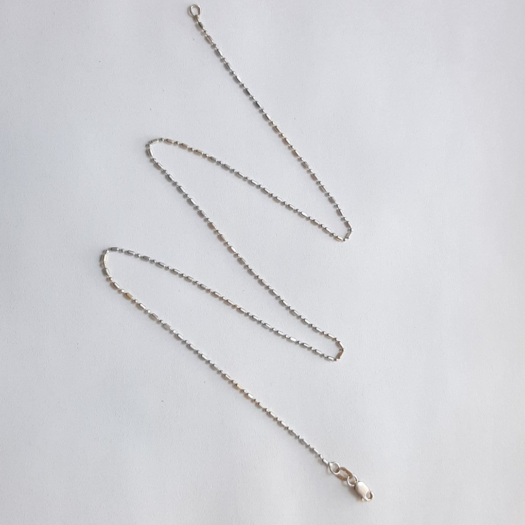 CADENA ORO COMBINADO 14 K 2.4 GRMS (SEMINUEVO)
