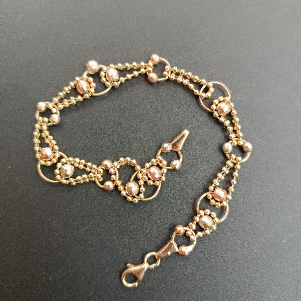 PULSERA ORO COMBINADO 14 K 8,10 GRMS (SEMINUEVO)