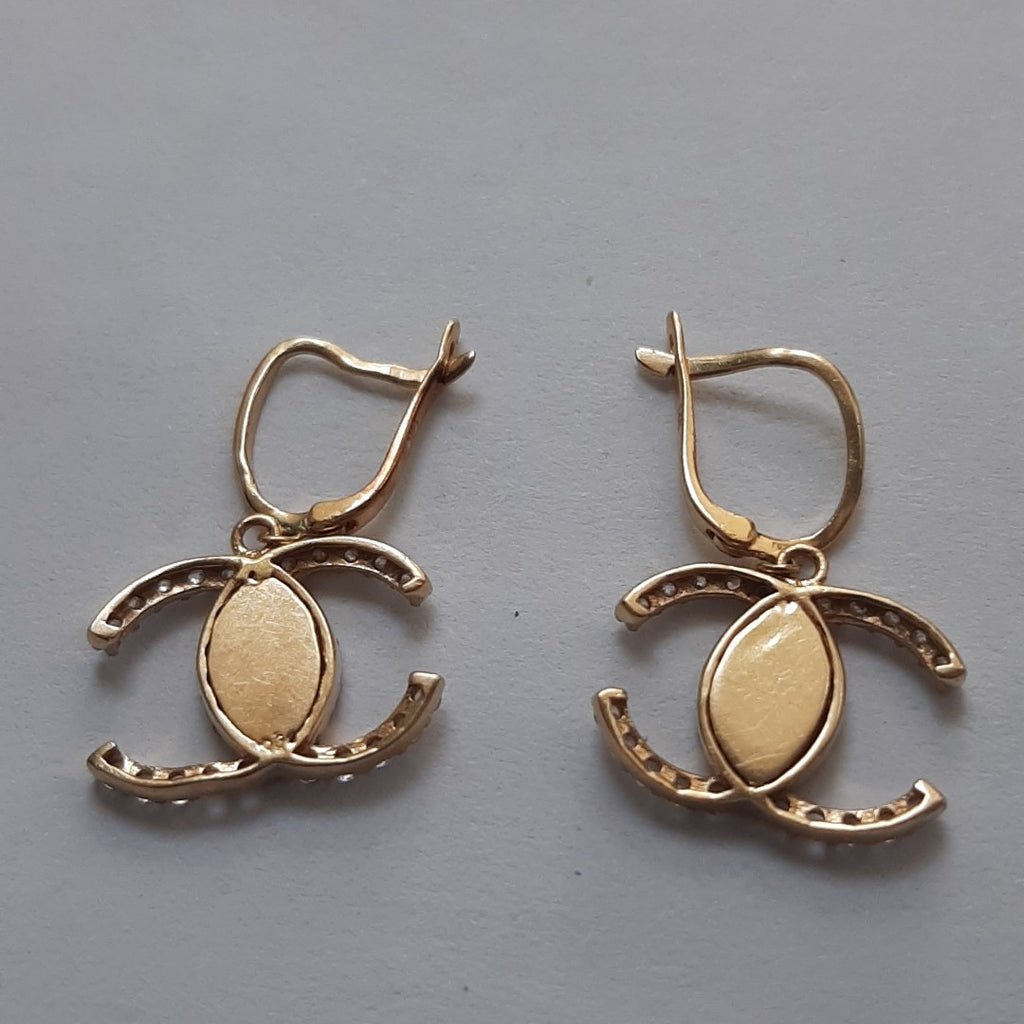 ARRACADAS PAR ORO 14 K 2.8 GRMS (SEMINUEVO)