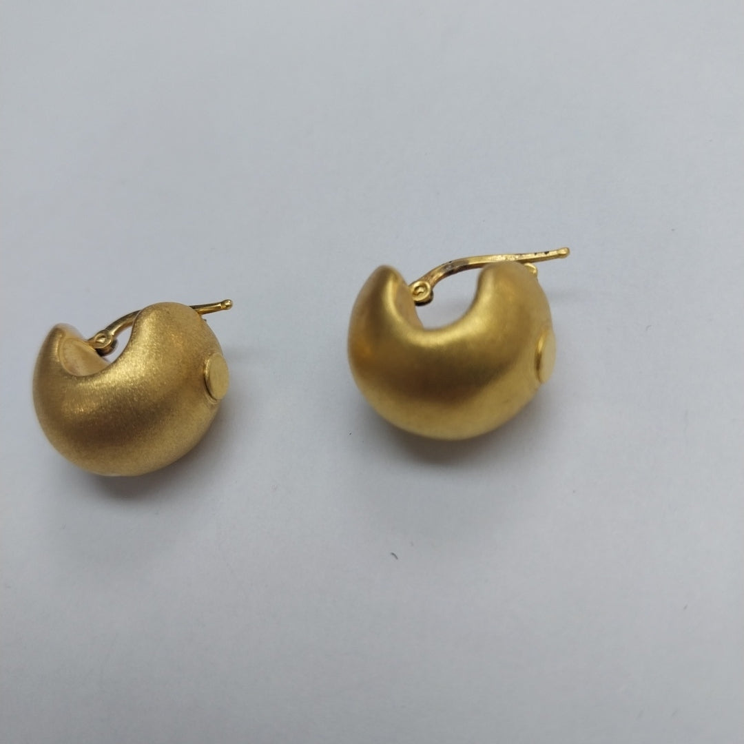 ARRACADAS PAR ORO 14 K 3.8 GRMS (SEMINUEVO)