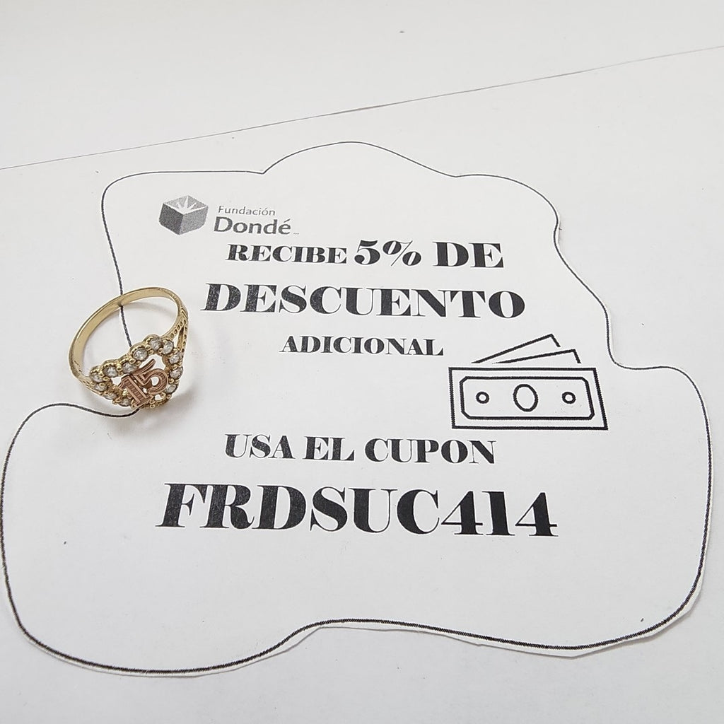 ANILLO ORO 14 K 2 GRMS (SEMINUEVO)