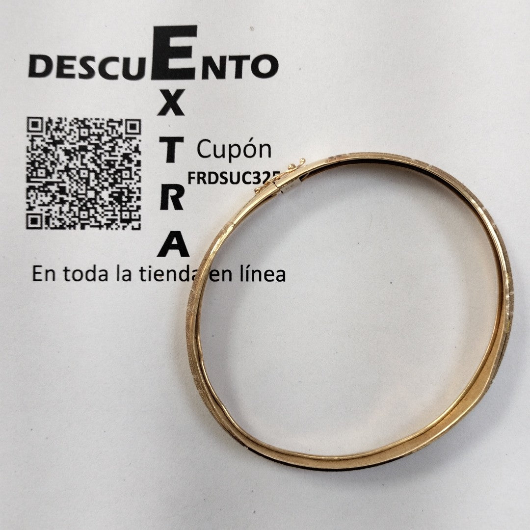 PULSERA RIGIDA ORO 14 K 7,40 GRMS (SEMINUEVO)