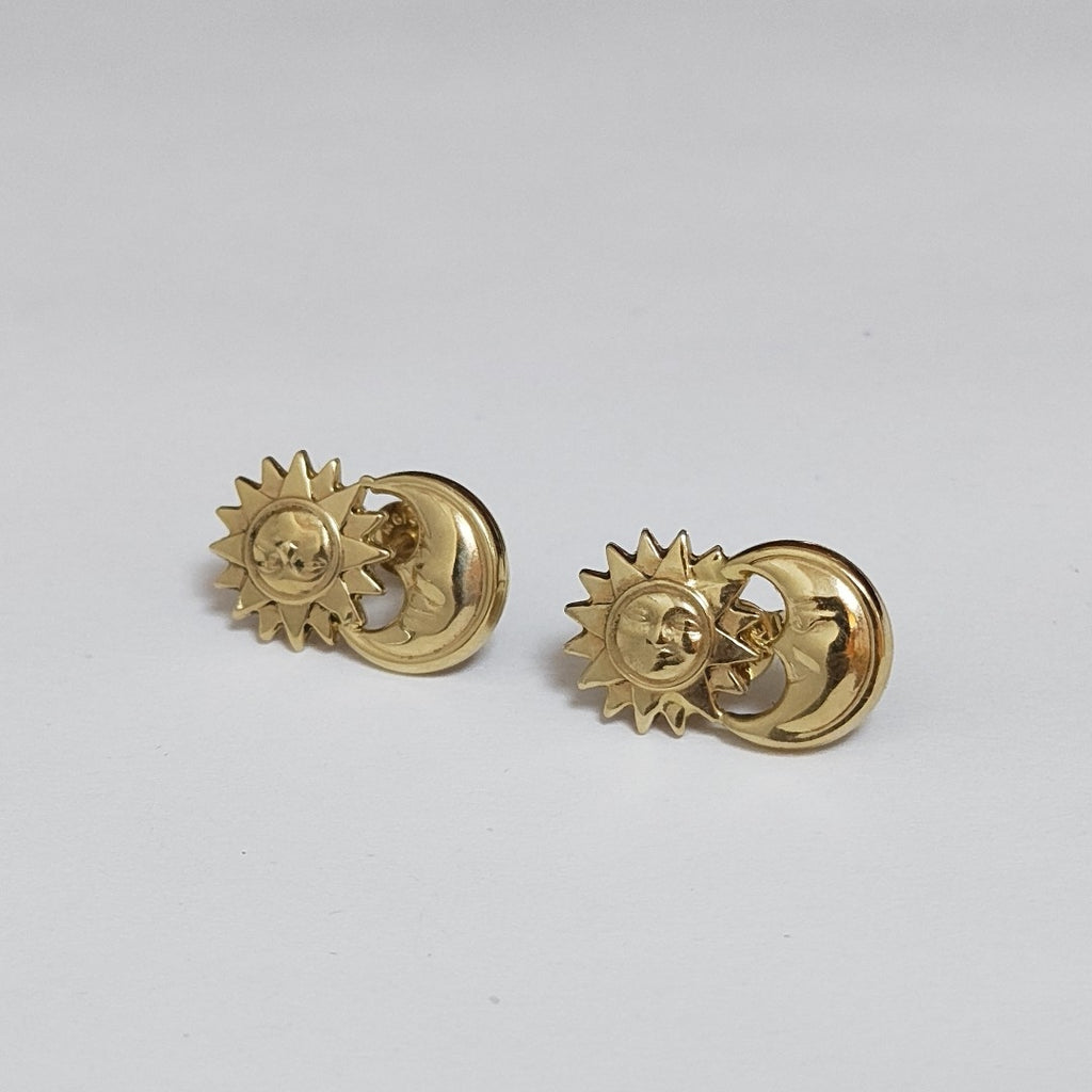 BROQUELES PAR ORO 14 K 3.2 GRMS (SEMINUEVO)