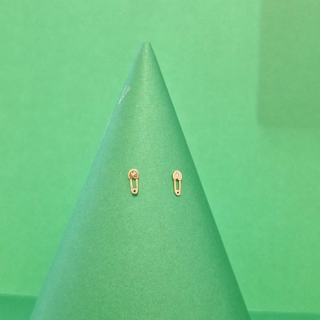 BROQUELES ORO 14K 1 (NUEVO)