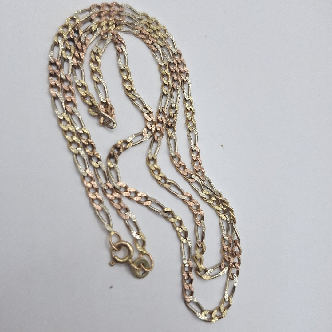CADENA ORO, ORO COMBINADO 10 K 9.3 GRMS (SEMINUEVO)