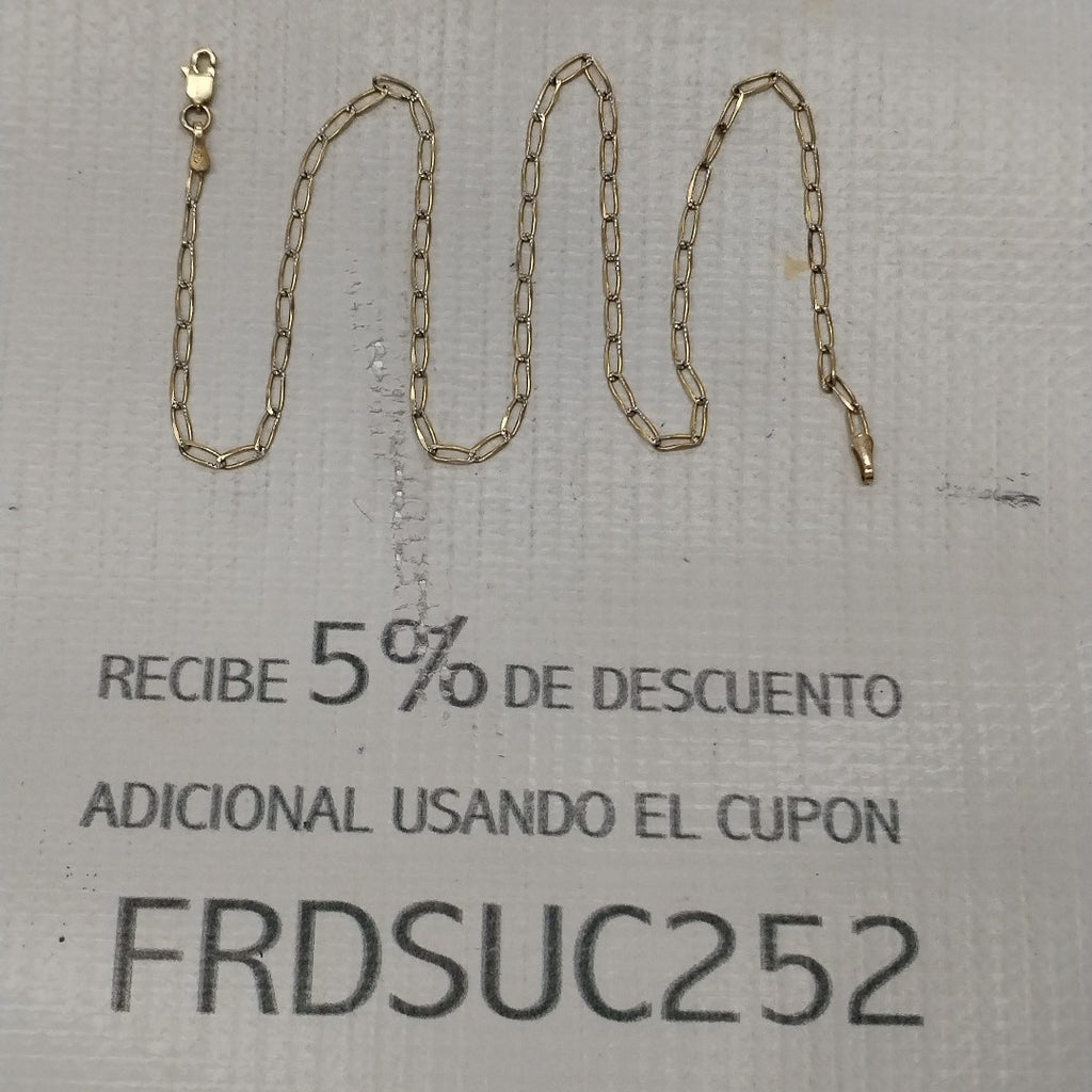 CADENA ORO 14 K 3,00 GRMS (SEMINUEVO)