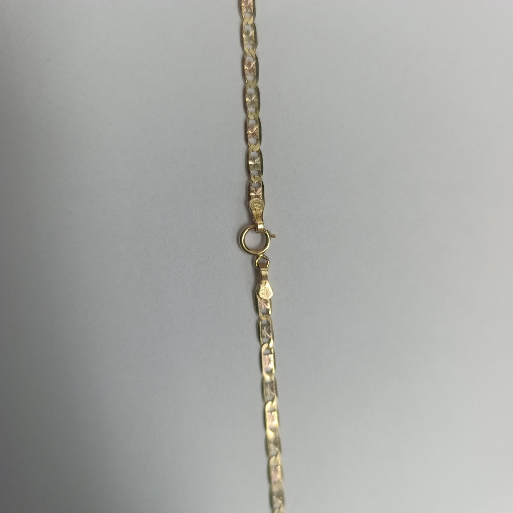 CADENA ORO COMBINADO 14 K 6.6 GRMS (SEMINUEVO)