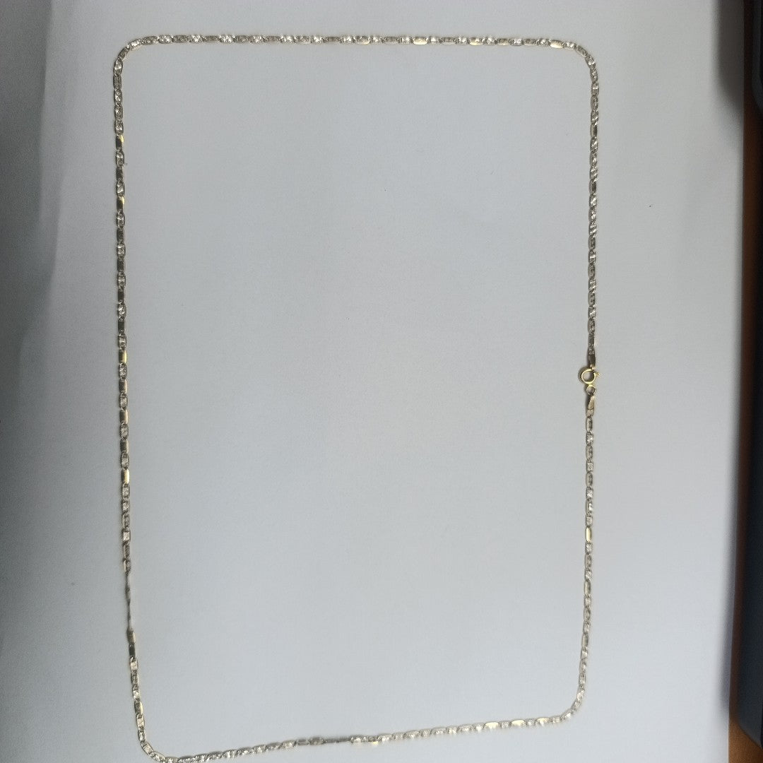 CADENA ORO COMBINADO 14 K 4.6 GRMS (SEMINUEVO)