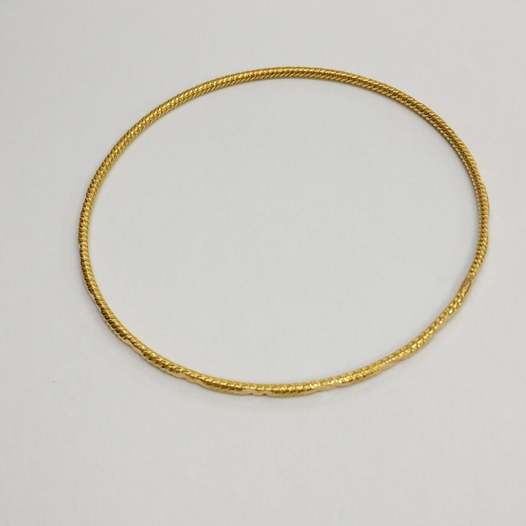 PULSERA RIGIDA ORO 18 K 7,60 GRMS (SEMINUEVO)