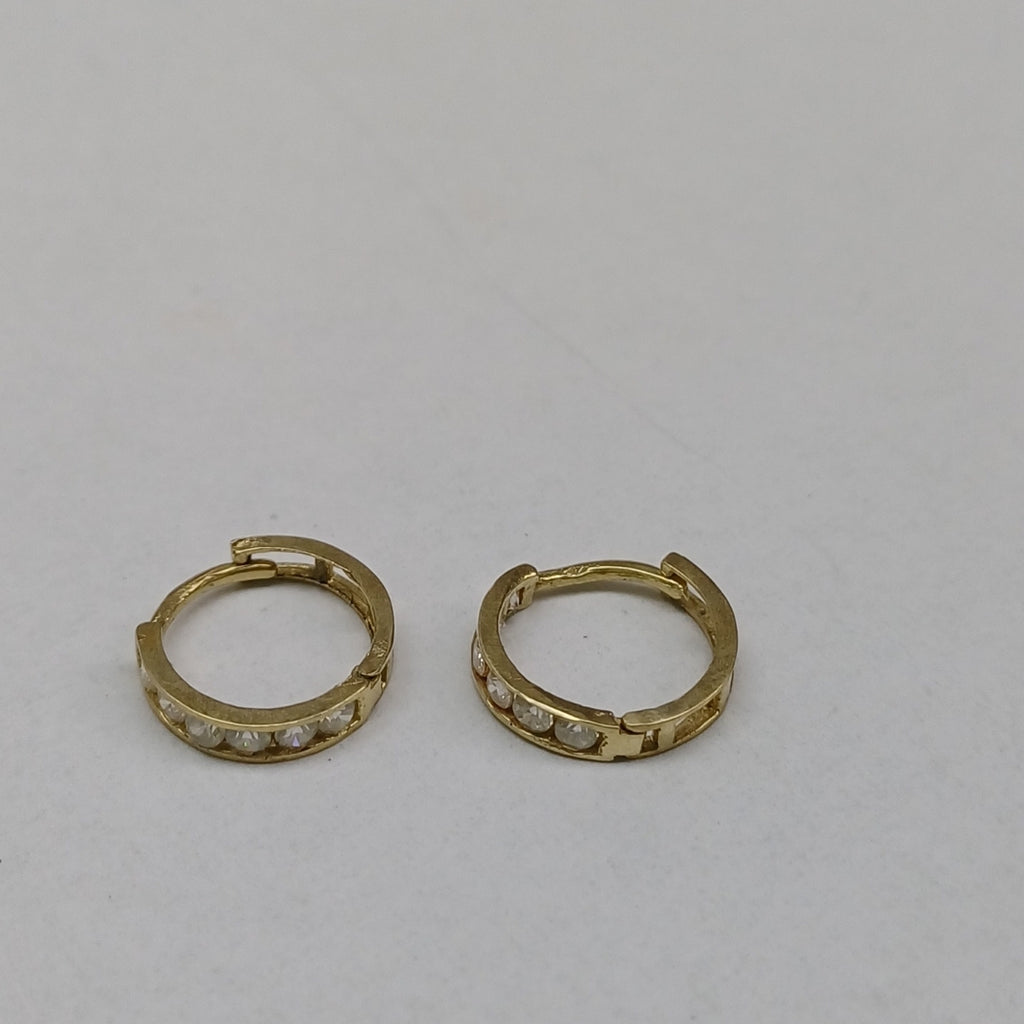 ARRACADAS PAR ORO 14 K 1.4 GRMS (SEMINUEVO)