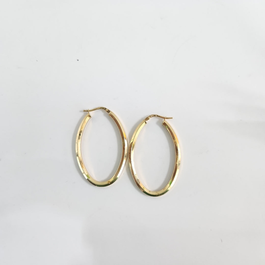 ARRACADAS PAR ORO 14 K 2.7 GRMS (SEMINUEVO)