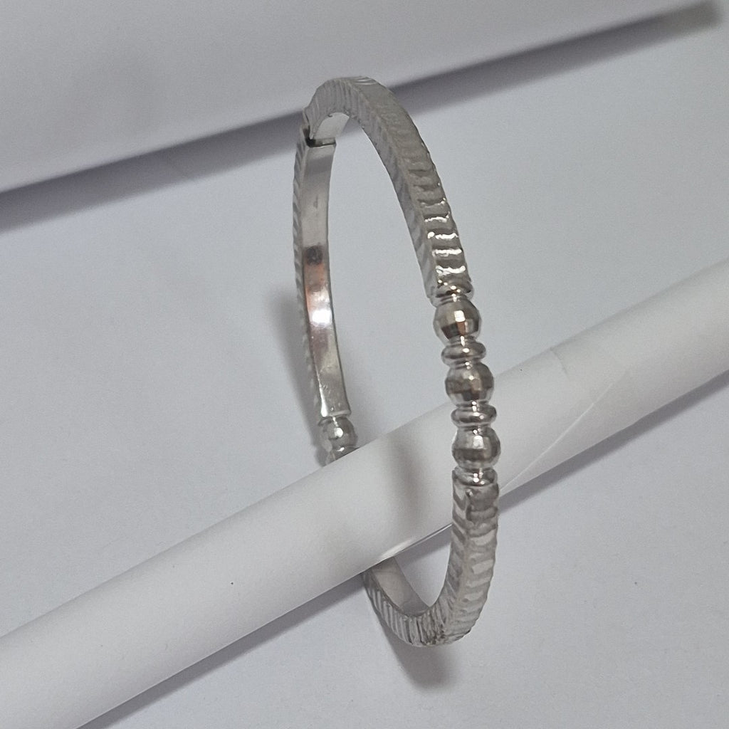 PULSERA RIGIDA ORO BLANCO 14 K 10.4 GRMS (SEMINUEVO)
