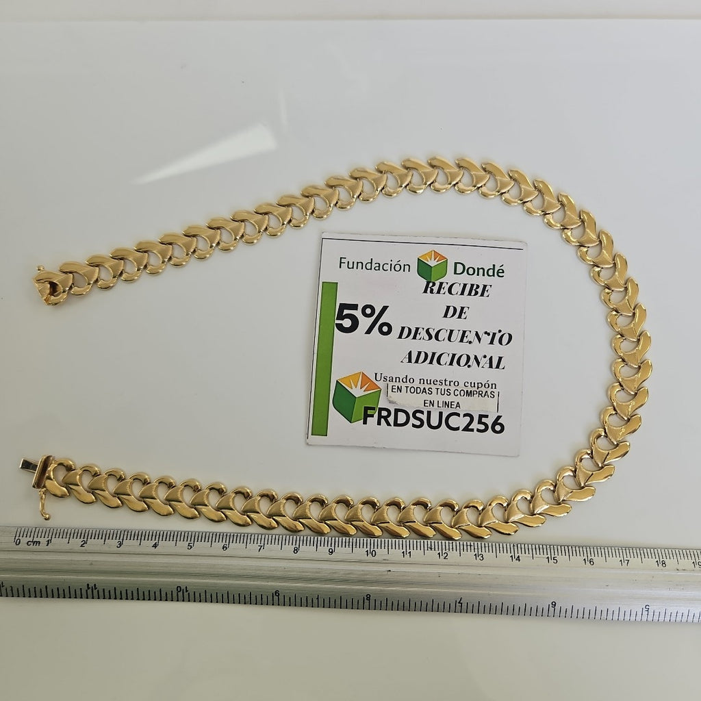 GARGANTILLA ORO 14 K 28.2 GRMS (SEMINUEVO)