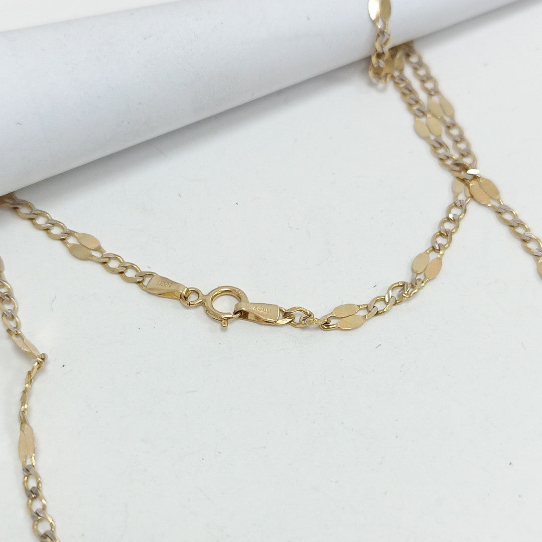 CADENA ORO,RODIADO 10 K 4,90 GRMS (SEMINUEVO)
