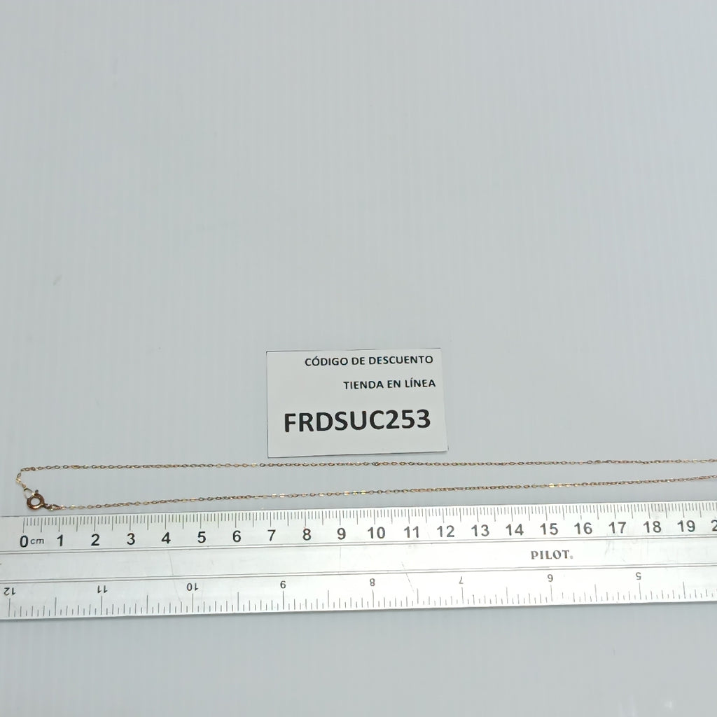 CADENA ORO 10 K 0.7 GRMS (SEMINUEVO)