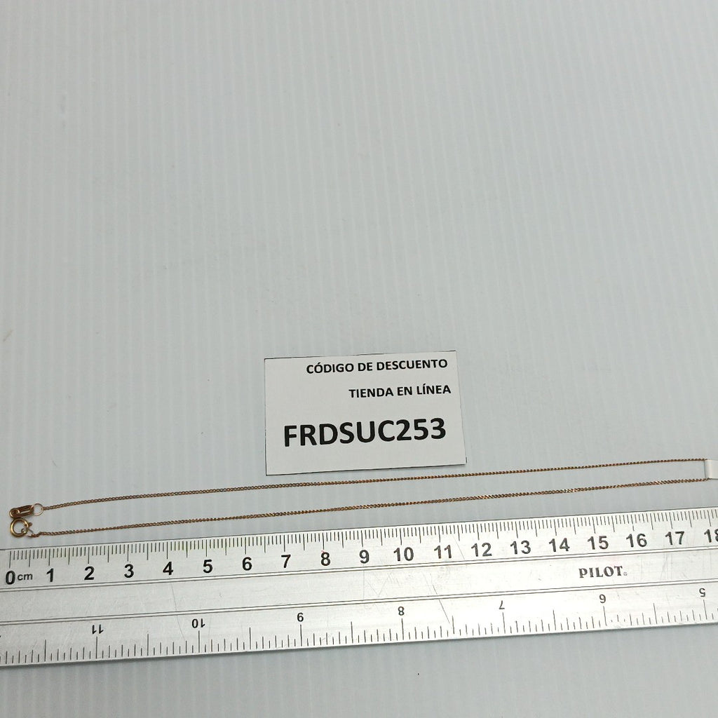 CADENA ORO 10 K 0,90 GRMS (SEMINUEVO)