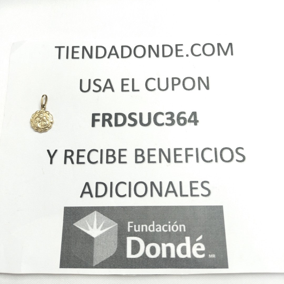 MEDALLA RELIGIOSA ORO 14 K 1,00 GRMS (SEMINUEVO)